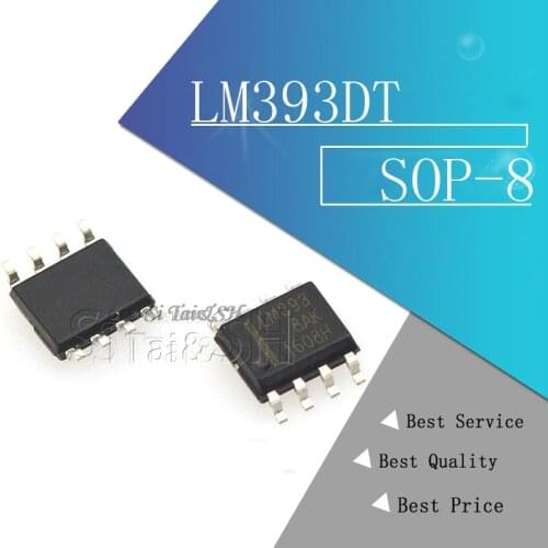 20PCS LM393DR SOP8 LM393 SOP-8 SOP LM393DT LM393DR2G SMD new and original IC