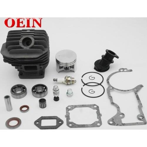 50mm Cylinder Piston Oil Seal Spark Plug Manifold Kit For Stihl 044 MS440 Garden Chainsaw Replacement Parts