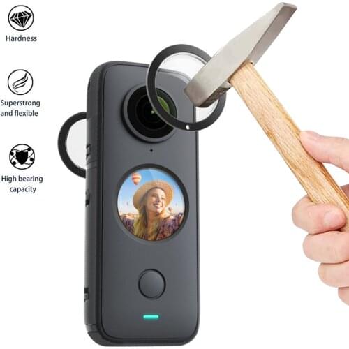 ABS Lens Guards For Insta360 ONEX2 Accessories Sticky Protective Lens Drop Shipping Wholesale