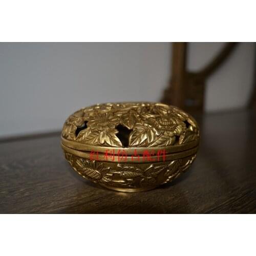 Bonus [accessories] antique antique copper copper incense burner / Trumpet / Home Furnishing ornaments / disc burner