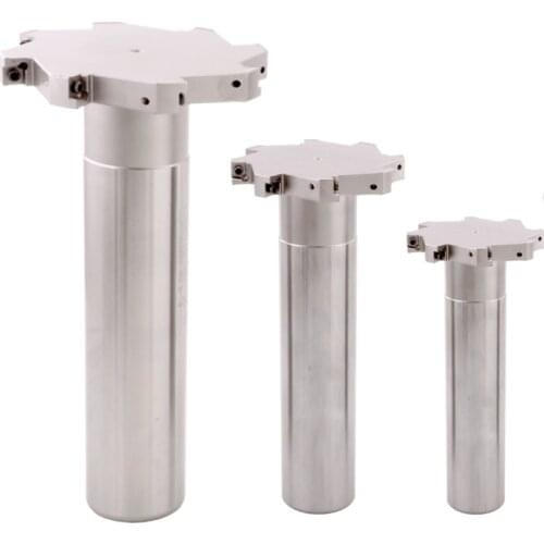 HTS-70-H10-C32-150-8T T Groove Milling Cutter Holder CNC Straight Shank Machining Center Side End Mill Carbide Insert CCMT060204