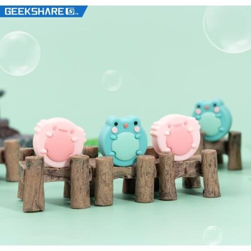 GEEKSHARE Cute Frog Soft Thumb Stick Grip Cap Joystick Protective Cover For Joystick Caps For Nintendo Switch And Switch Lite