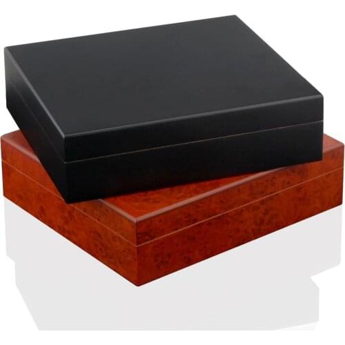 GALINER Classic Cigar Humidor Box Cedar Wood Puro Case W/ Magnets Hygrometer Humidifier For COHIBA Cigars Travel Humidor Sigaren