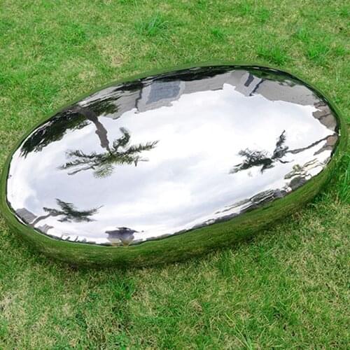 Stainless steel metal landscape stone hotel lobby Club decoration garden villa Abstract floor crafts sculpture