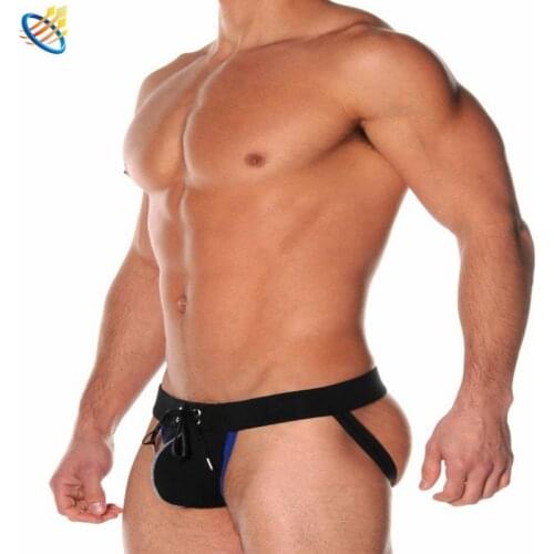 2016 New Mens Sexy Briefs Thongs Jockstraps G-Strings Hot Popular Brand Mens Underwear Men Cueca Gay Underwear