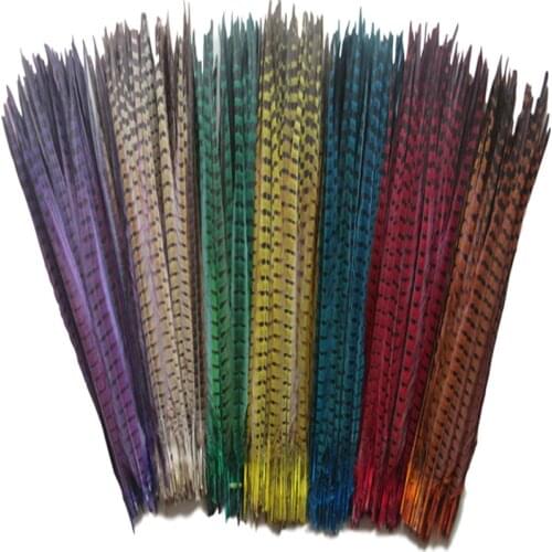 10pcs/lot Natural Pheasant Feathers 50-55cm/20-22inches Pheasant Tail Feathers For Crafts Diy Wedding Decorations Plumes