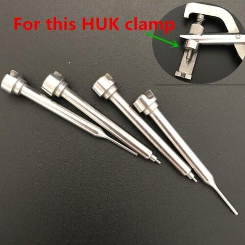 Original 1.0mm/1.2mm thimble HUK flip Folding key Split clamp pin Replacement Disassembly pliers Remover+ Installation locksmith