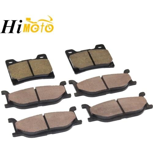 For Yamaha XVS1100 XVS 1100 DRAG STAR CLASSIC 1999 Motorcycle Motorbike Accessories Front & Rear Brake Pads 6pcs/set