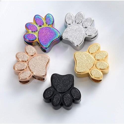 Pet Cremation Jewelry for Ashes Pendant Paw Print Pet Urn Necklace Keepsake Jewelry for Cat Dog Memorial Ashes Necklace