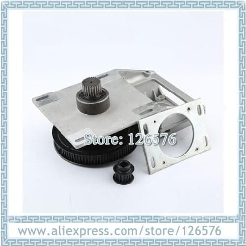 Full set straight gear rack and pinion gearbox, module 1.25 10pcs straight rack + 3sets gearbox for 1200x2400mm / 1300x2500mm