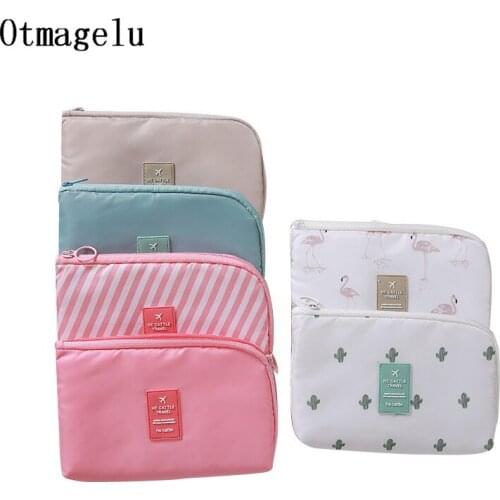 Portable Travel Storage Bag Mobile Phone Headphone Charging Treasure USB Charger Cosmetic Multifunction Waterproof Storage Case