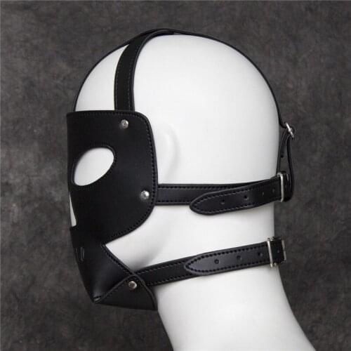 Adult products, leather blindfolds, flirting toys, bondage hoods, couples tied up masks, bondage flirting supplies