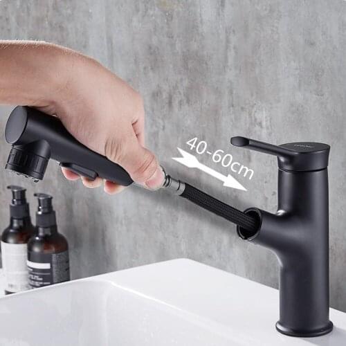 Ropyly Pull-out Bath Mixers With Shower Head