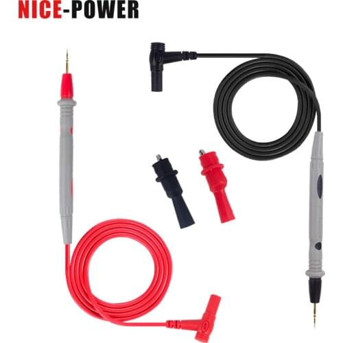 20A Antifreeze high-quality silicone wire Universal Probe Test Leads Pin for Digital Multimeter Needle Tip Tester Lead Probe Pen