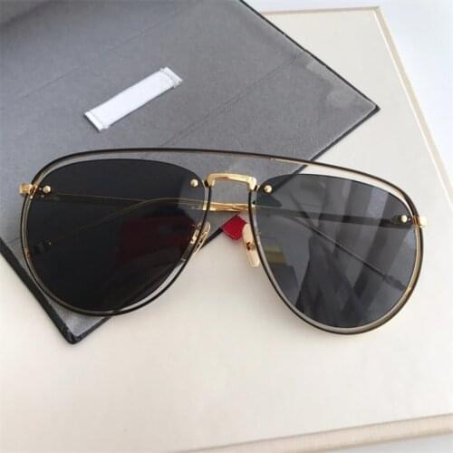 Sunglasses Women Brand Designer Mirror Retro Sun Glasses For Women Luxury Vintage Sunglasses Female Black Oculos
