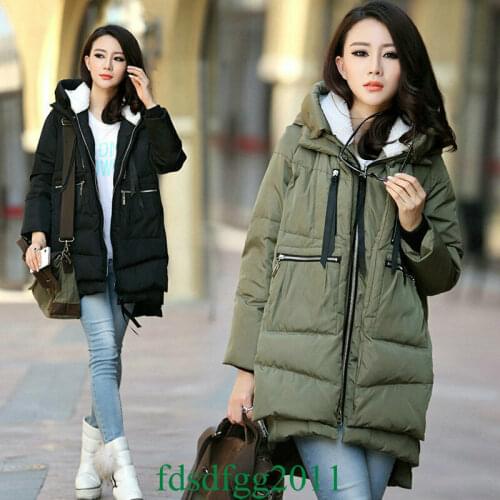 Winter Warm Orolay Style Women thicken Padded Coat Hooded Jacket Parka Outwear