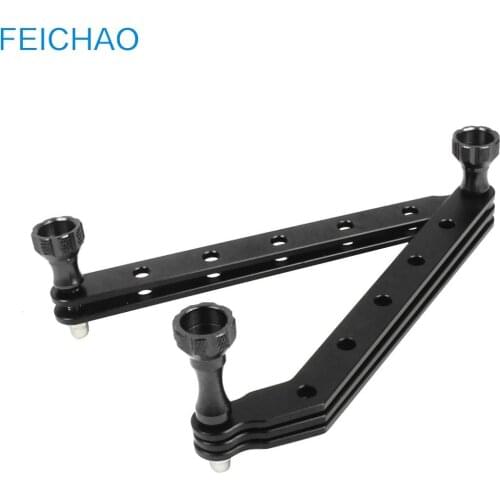 Selfie Stick Extension Arm w Thumb Knob Screws Aluminum Alloy Helmet Rod Mount for GoPro Hero 9 8 7 6 5 Insta360 One X X2 Camera