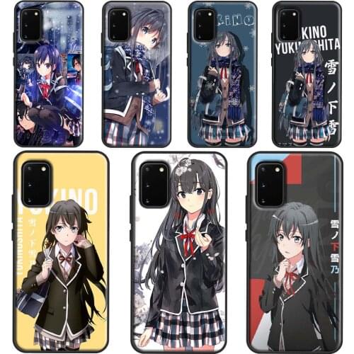Yukino Yukinoshita oregairu Phone Case For Samsung Galaxy S21 Ultra S20 FE S10E S8 S9 S10 Plus Cover For Note 10 9 20