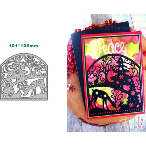 Winter series 2021 Metal Cutting Dies for DIY Scrapbooking Album Decorative Embossing Handmade Paper Cards Gift