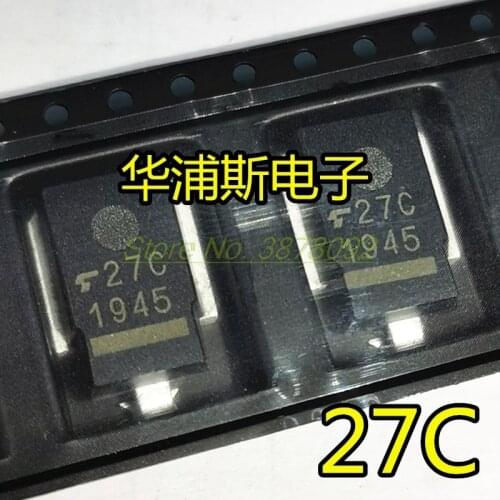 10PCS/LOT 27C U5ZA27C DO-218 Car Transient Voltage Suppressor TVS Diode Automotive Computer Board Chip Auto transistor