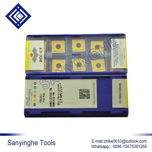 Free shipping high quality 10pcs/lots YBC251 SNMG120412 cnc carbide turning inserts