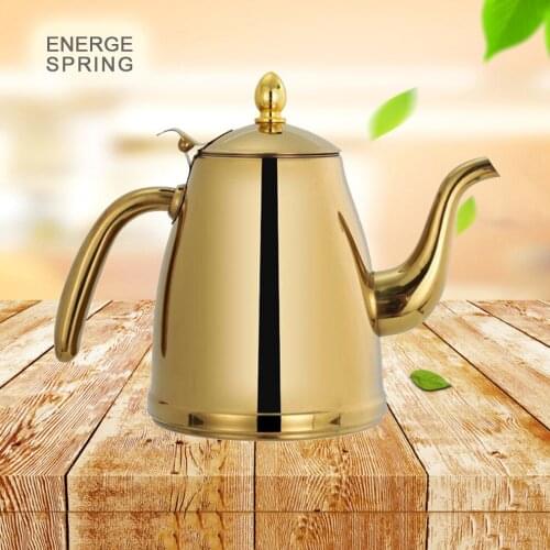 1.5L/2L Stainless Steel Teapot With Filter Flower Teapot For Hotel Restaurant Boiling Water Kettle For Induction Cooker