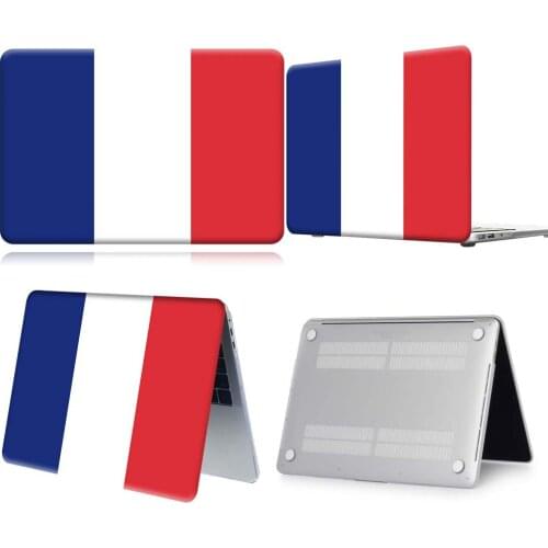 French Flag Pattern New Touch Bar Laptop Case For Apple Macbook 12/Air 11 13 A2337/Pro 13(A2251 A2289) 15 16 /Pro 13 A2338