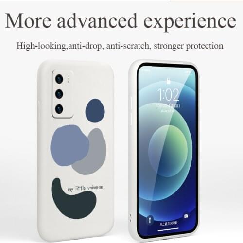 Simple Universe Phone Case For Huawei P40 P40Lite P30 P20 Mate 40 40Pro 30 20 Pro Lite P Smart 2021 Y7a Silicone Cover