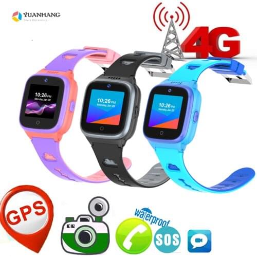IP67 Waterproof 4G Remote Camera GPS WI-FI Kids Student Smartwatch SOS Video Call Monitor Tracker Location Android Phone Watch