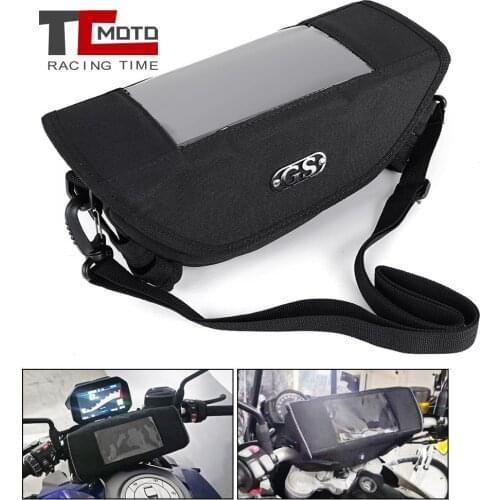 For BMW R1250GS R1200GS ADV R1200R R1250R F850GS F750GS F 700 800GS F800R R nineT Handlebar Bag Phone Holder Storage Package