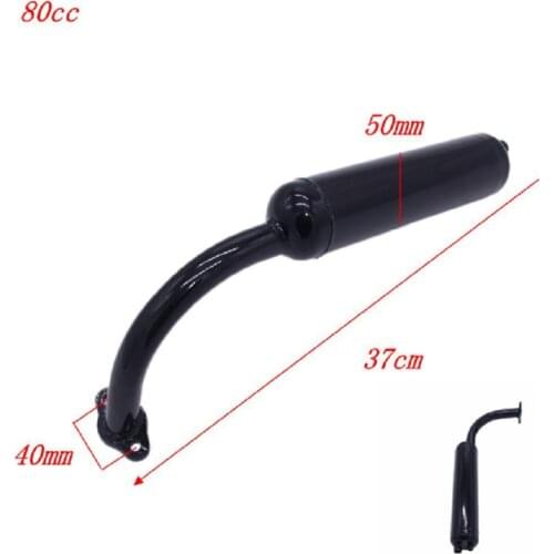 Two-Stroke 49 60 80CC Carburetor Parts Exhaust Pipe Fuel Tank Chain Chain Regulator Engine Ignition Coil Motorcycle Bike DIY Kit