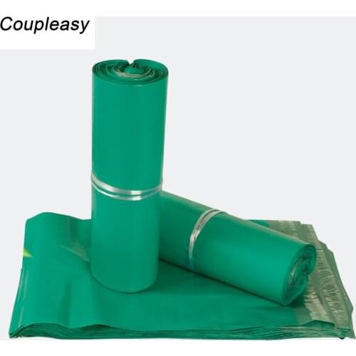 7 Sizes Green Poly Mailer Self Seal Plastic Envelope Waterproof Courier Storage Bag Shipping Mailing Bags 100Pcs