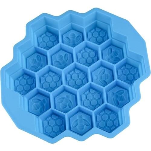 Kitchen ice tray summer honeycomb ice cubes 9 inch ice tray ice cube mold storage container beverage mold