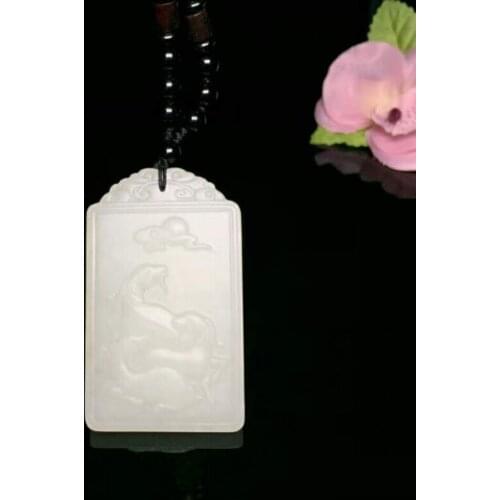 H53#Exquisite Hetian Brand Sanyang Kaitai Pendant