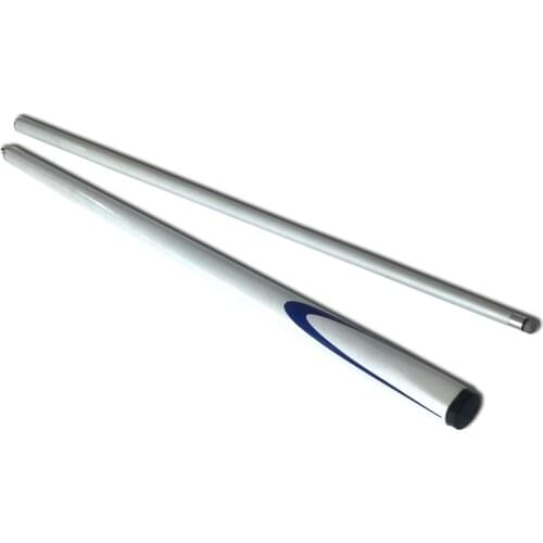 Wholesale white carbon cues 1/2 splited stainless steel joint Pool Billiard cues in 9.5mm Carbon Snooker Cue Sticks