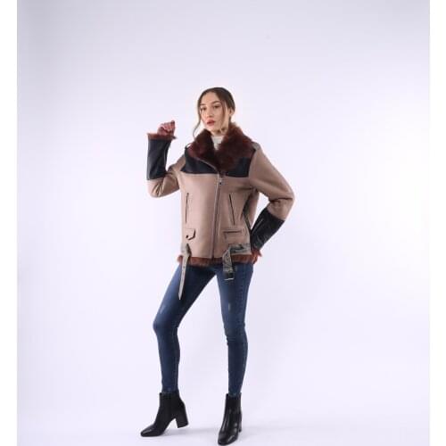 Garnili Detailed Leather Jacket