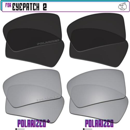 EZReplace Polarized Replacement Lenses for - Oakley Eyepatch 2 Sunglasses - BlkSirP Plus-BlkSirP