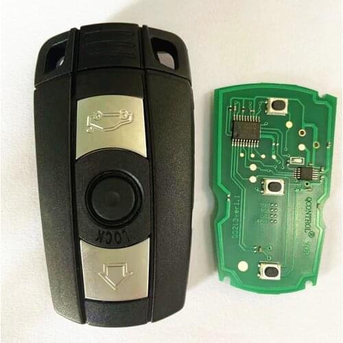 CAS3 3 button remote key for bmw 1 3 5 6 X5 X6 Z4 series with 315mhz 433mhz 868MHZ 315-LPmhz adjustable frequency 7945 chip