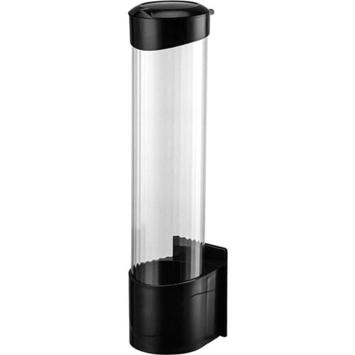 Dustproof Cup Holder Wall-mounted Disposable Paper Cup Dispenser Automatic Cups Remover Storage Rack For Home Office Restuarant