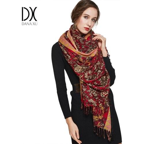 Luxury Brand Scarf Unisex Female Male High Quality Wool Cashmere Scarf Pashmina Tassels Women Men Wrap Pashmina Shawl Bandana