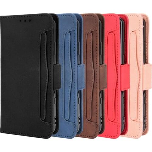 For Sony Ace II Case Vintage Business Leather Coque Wallet Cover Slot Stand Flip Para Shockproof Shell for Xperia Ace II Capa
