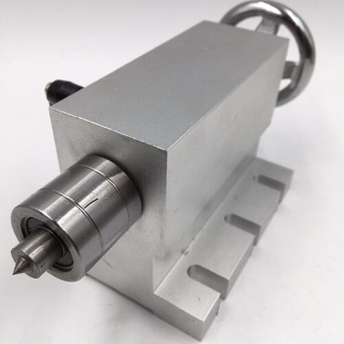 Center height 65mm 4th A axis Tailstock for CNC Router Engraving Milling Machine CNC Rotary Axis