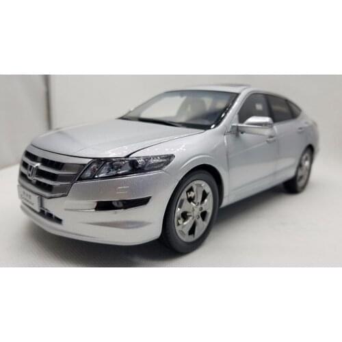 1:18 Diecast Model for Honda Crosstour 2011 Silver Sportback Rare Alloy Toy Car Miniature Collection Gifts Accord