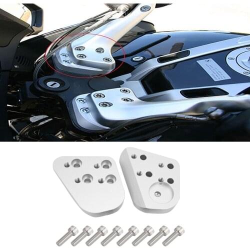 1 Set Silver Handlebar Riser For BMW R1200RT R1150RT R1100RT R1100R R1150R R 1100 1150 1200 RT R Motorcycle Accessories Parts