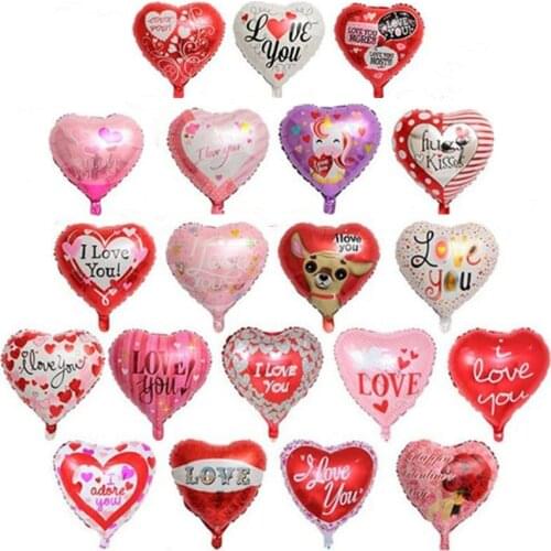 10pcs 18inch Mix Bride and Groom Dress I Love You foil mylar balloons Love Heart wedding/Valentines day helium balloon globos