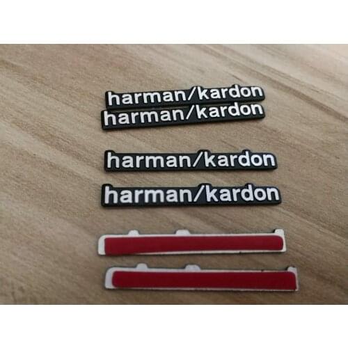 10000X harman/kardon Hi-Fi Speaker audio Speaker 3D Aluminum Badge sticker Emblem stereo 43x5mm