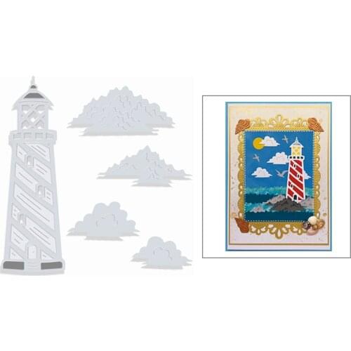 2020 New Tower Metal Cutting Dies For Cut Paper Craft Making Lampstand Decoration Greeting Card DIY Scrapbooking No Stamps Sets