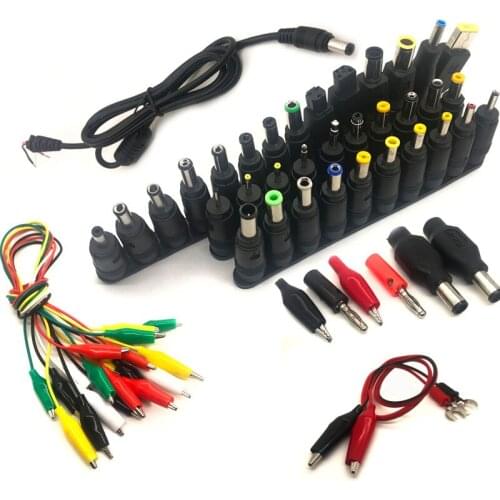 48 1pair Universal Laptop AC DC Jack Power Supply Adapter Connector Plug for HP IBM Dell Apple Lenovo Acer Toshiba Notebook