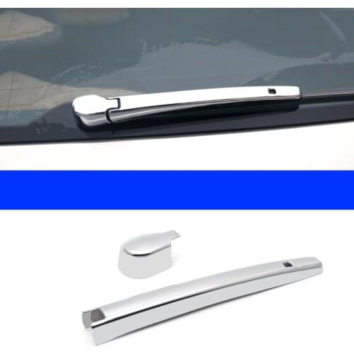 Lsrtw2017 Car Rear Windshield Rain Wiper Cover Trim Styling Chrome for Volkswagen Vw Tiguan 2017 2018 2019 2020 2021 Accessories
