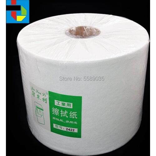 Hot sale clean room dust-free cloth roll swabs for inkjet printer print head cleaning fabric 24*200m cleanroom swab type1/type2